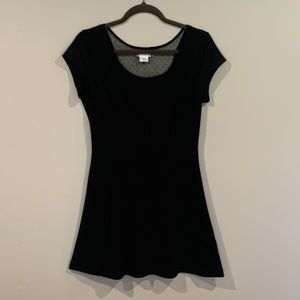 Cooperative Black dress with mesh v  back detail